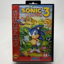 Sonic The Hedgehog 3 Sega Genesis CIB Complete In Box Authentic Tested