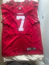 Colin Kaepernick 7 San Francisco 49ers Nike NFL Jersey Men's 44 M Red Game On F