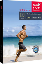 Koala Ultra Premium Photo Paper 5X7 in Satin Photo Printer Paper for Inkjet Prin