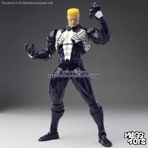 Mess Toys Venom Lethal Neighbor 1/12 Spider-Man Symbiote Action Figure US STOCK image 13