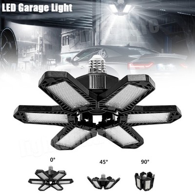 Garage Light 9000000LM Deformable LED Super Bright Bulb Work Ceiling Lights