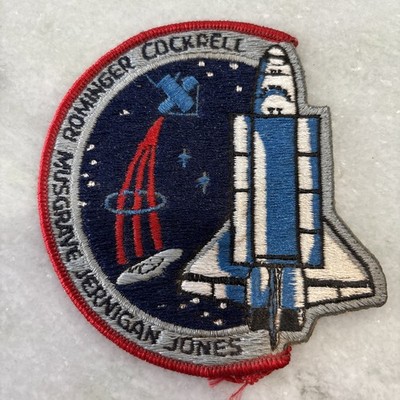 NASA STS-80 Crew Embroidered Patch Space Shuttle Discovery Mission