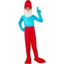 Rubies 665078 Rubies Childs the Smurfs Papa Smurf Costume Jumpsuit - Medium