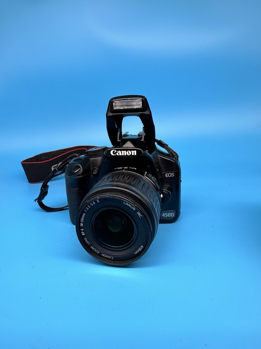値下げ Canon eos450d + EFS18-55mm Canon EOS 450D Digital SLR Camera With EF-S 18-55mm Lens, Black