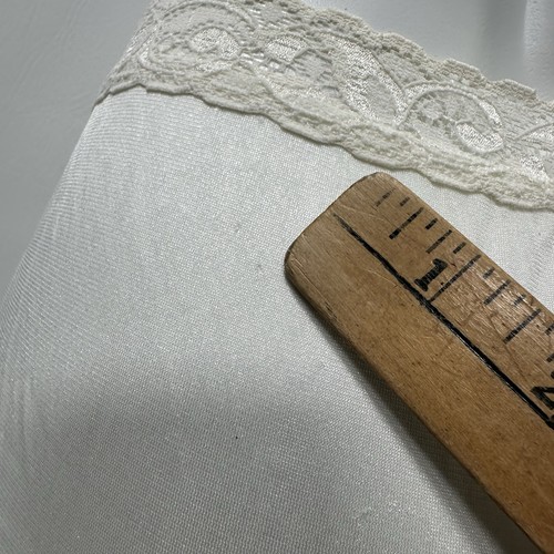 Vintage Adonna Panties White Nylon Size Large Stretch Lace Trim NWT New w/Flaws - Picture 14 of 20