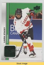 2023 Upper Deck Team Canada Juniors Women's WC Green Laura Stacey #52 READ 1u0