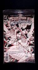3D Superman Red Superman Blue 1, DC Jurgens  Breeding Glass Inc. bagged
