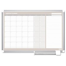 Bi-Silque GA0397830 Magnetic Gold Monthly Planner 36x24 Wall Mount