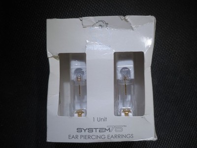 Studex System 3 mm Cubic Zirconia Stainless Gold Plated