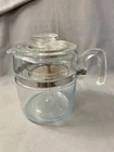 Vintage Pyrex Glass Flameware 7759 6-9 Cup Percolator Coffee Pot Complete USA
