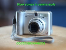 Canon PowerShot A75 3.2MP Digital Camera Silver-for Parts or Repair-no pic