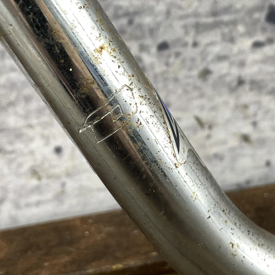 Manillar Dyno BMX Vintage D Estampado Cromo Barra Old School 28 pulgadas Estilo Libre Foto 3 de 4