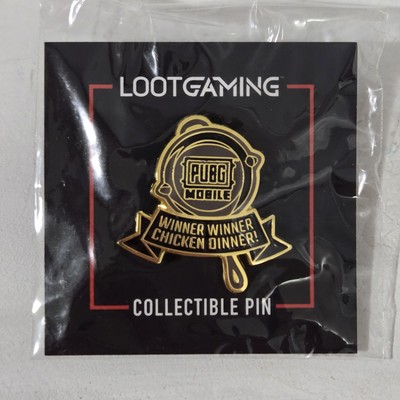 Loot Crate PUBG Mobile Skillet Pin Winner Winner Chicken Dinner! 2019 New