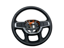 2019 - 2024 Dodge Ram 1500 Laramie Oem Leather Wrapped Steering Wheel With Heat