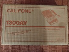 Califone 1300AV Cassette Recorder / Tape Player 1300AV Series NEW NOS