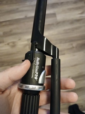 BaByliss Pro Porcelain Ceramic 3/4'' Marcel Curl Iron BP75MUC (NOT SPRING LOADED)