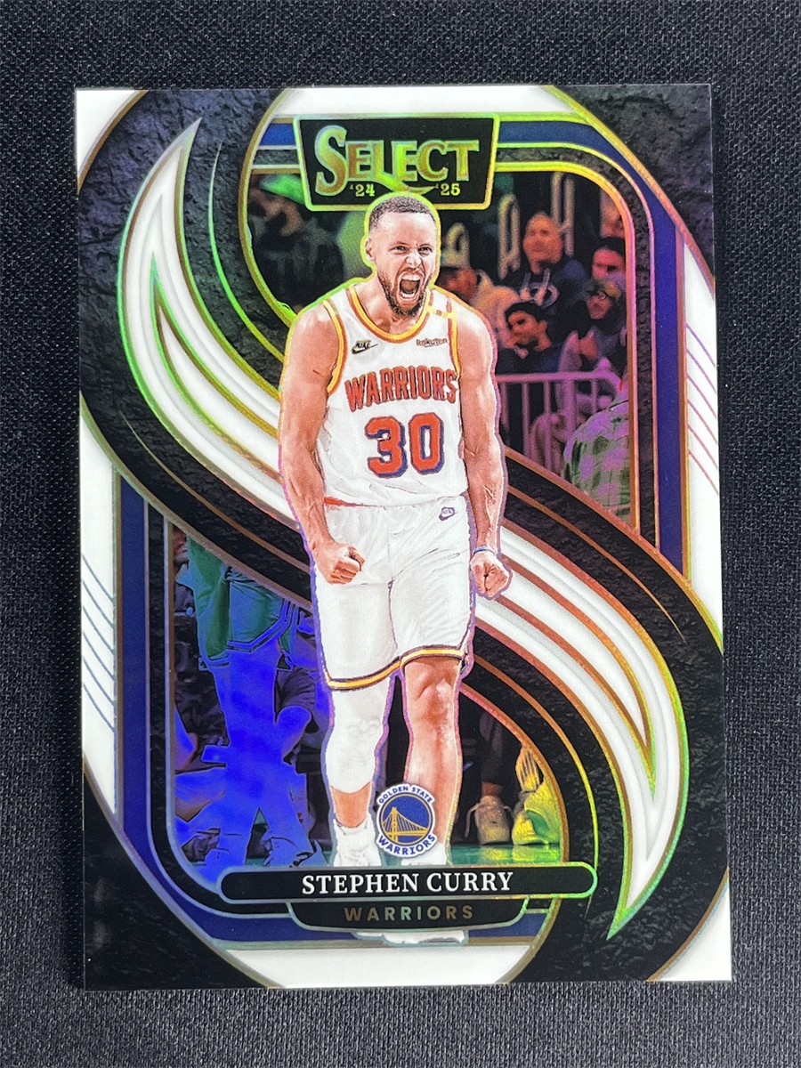 2024-25 Panini Select Stephen Curry #143 Premier Level White Color Match /149