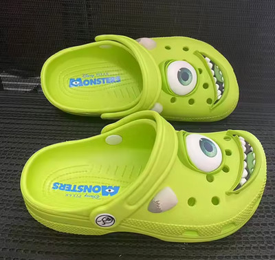 Mike Wazowski Crocs Disney Pixar Green Clogs Kids Unisex