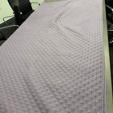 Lavender Purple Geometric Quilted Coverlet Bedspread Queen 90x91