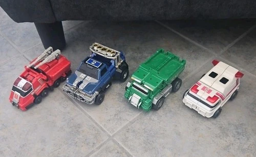 Power Rangers Turbo Rescue Megazord 1996  Set Bandai Vintage