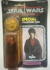 Loose Vintage Star Wars POTF Imperial Dignitary  1984 low grade card unopened