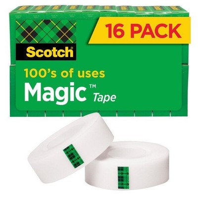 Scotch  Magic Tape 810K16, 3/4 In X 1000 In (19 mm X 25