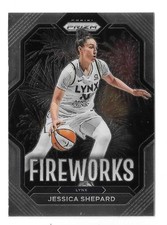 2023 PANINI PRIZM WNBA BASKETBALL #15 JESSICA SHEPARD FIREWORKS INSERT,LYNX