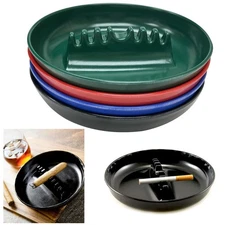 1 PC Melamine Ashtray Vintage Style 7" Home Bar Restaurant Cigarette Cigar