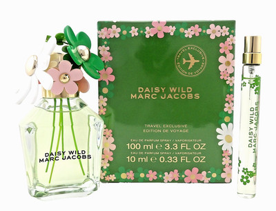 Marc Jacobs DAISY WILD 3.3oz + 10ml Eau de Parfum Spray for Women New Travel SET