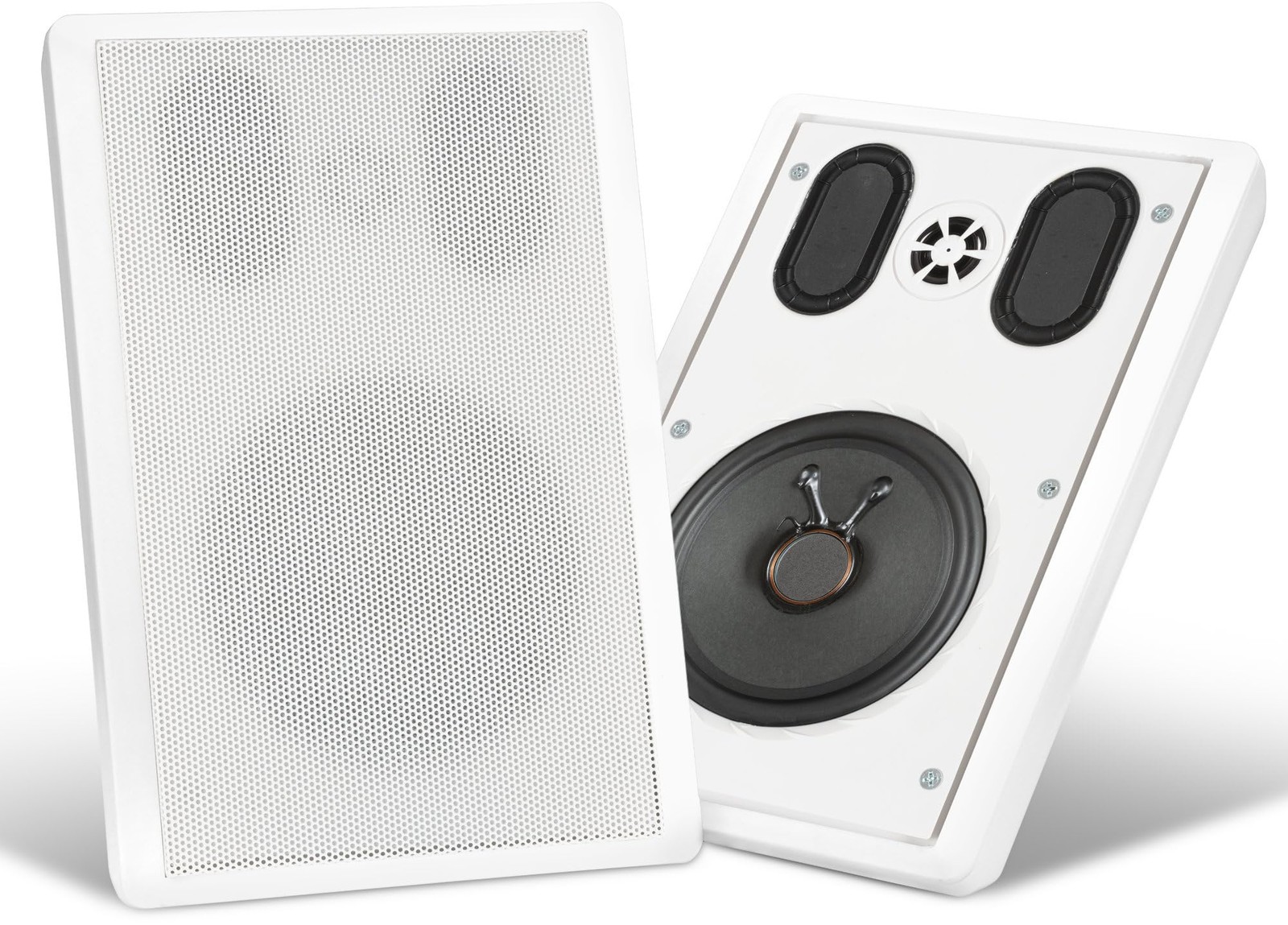 Enceintes hifi plates FLS-540E WH murales au son cristallin grand angle