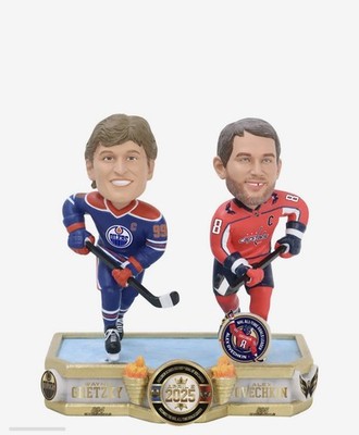 Wayne Gretzky & Alex Ovechkin Dual Bobblehead #/895 Goals FOCO RARE NIB 