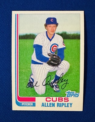 1982 TOPPS TRADED #99T ALLEN RIPLEY CHICAGO CUBS NM-MT OR BETTER 5 YEAR CAREER