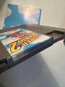 Super Mario Bros. 2 (Nintendo NES) Authentic Game Cartridge w/ Manual & Sleeve