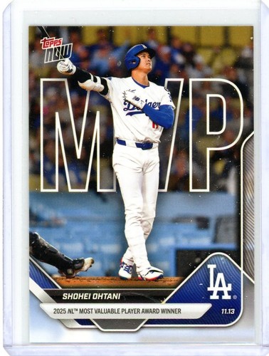 2025 Topps Now Shohei Ohtani  MVP  #OS-7 Los Angeles Dodgers  S0217 x