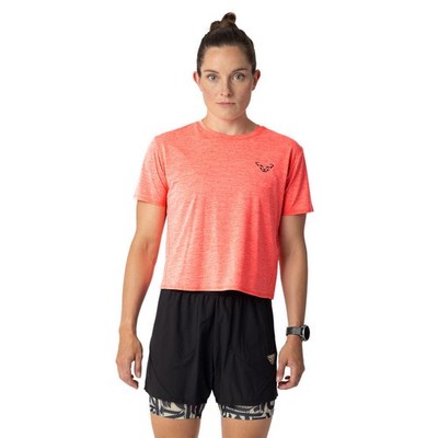 Dynafit TRAIL T-SHIRT W Damen Laufshirt Trailrunningshirt ultra coral rosa