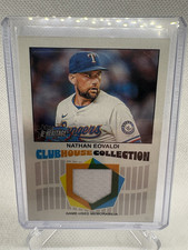 2026 Topps Heritage Nathan Eovaldi Clubhouse Collection Relic #CCR-NE Rangers