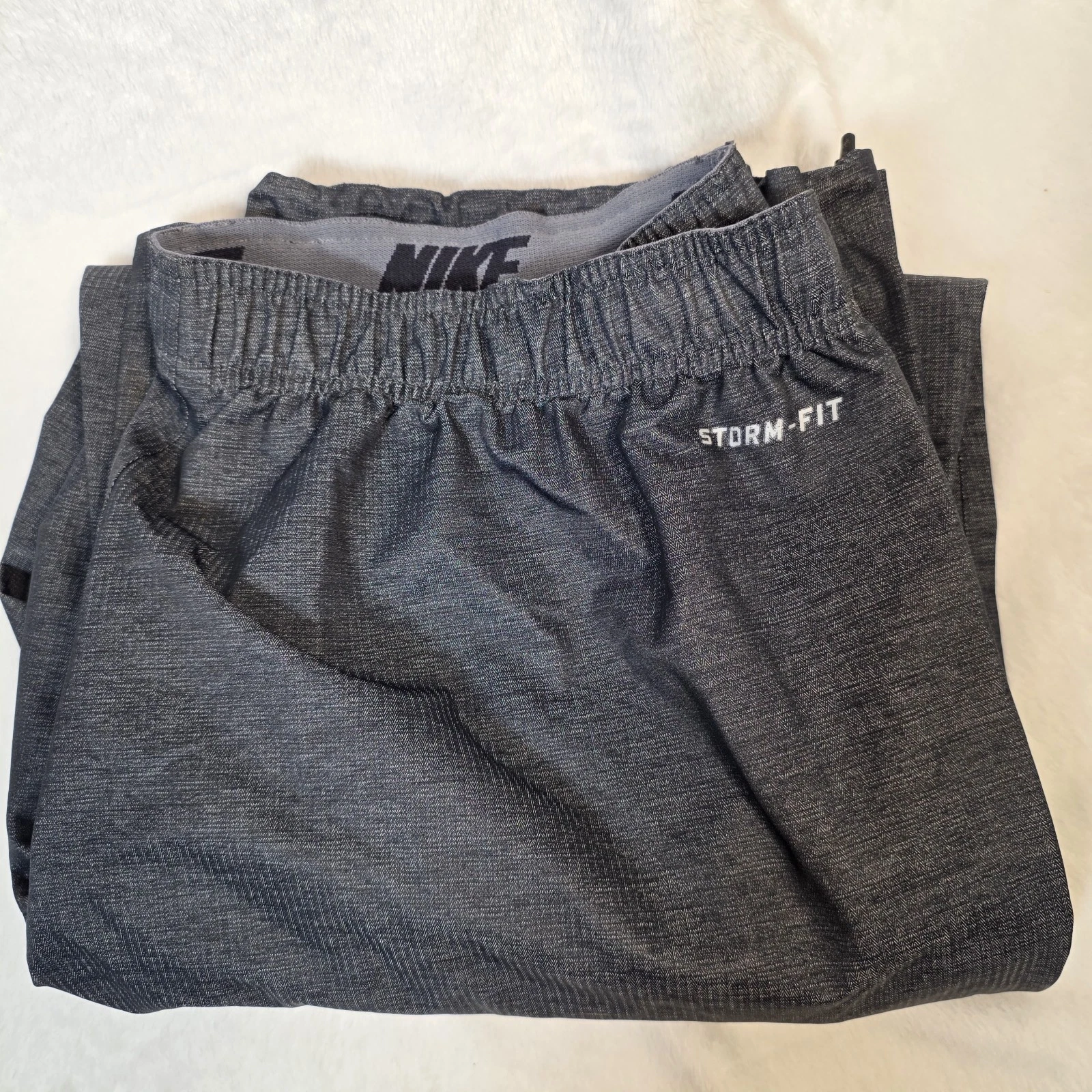 Nike Storm Fit Waterproof Golf Pants Sz XXLarge Gray All Weather 1/4 Zip Bottom