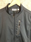 33,000ft Vest Mens Large Black Softshell Full Zip Lightweight Outdoor Pockets