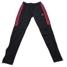 Adidas Tiro 17 Training Pants ClimaCool Black Red Stripe Pants Womens Small