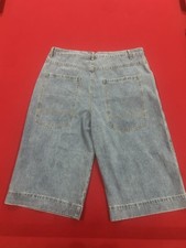 Crazy Baggy JNCO styled jorts with giant back pockets and insane fade size 38