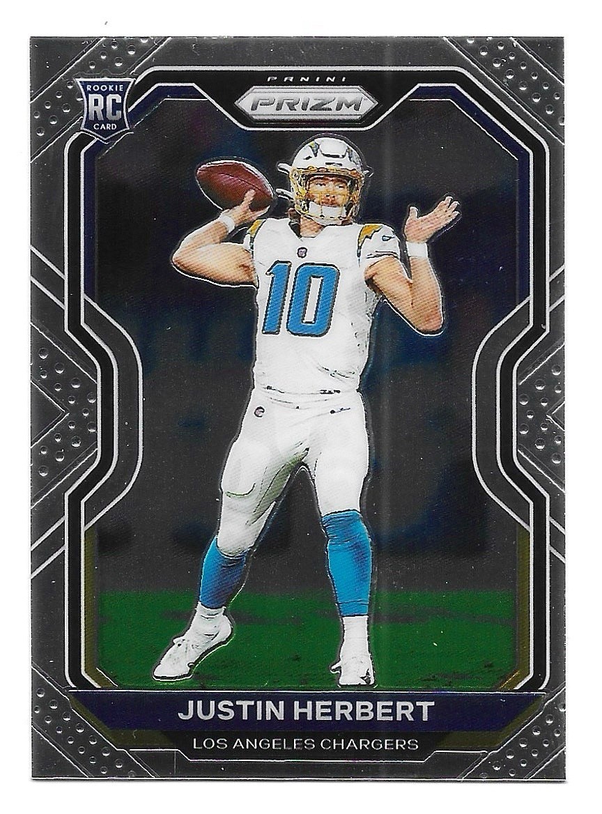2020 Prizm JUSTIN HERBERT RC Rookie 325 Chargers
