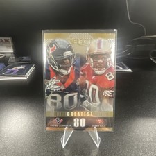 2013 Panini Select Football Greatest Andre Johnson Jerry Rice Insert #9