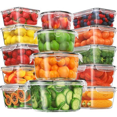 28 Pieces Food Storage Containers with Lids EXTRA LARGE Freezer Containers fo...