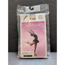 Mondor Footed Girls Ice Skating Tights 3310 Size 10-12. Skater Gear Color Suntan