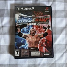 WWE SmackDown vs Raw 2007 Sony PlayStation 2 2006 CIB 