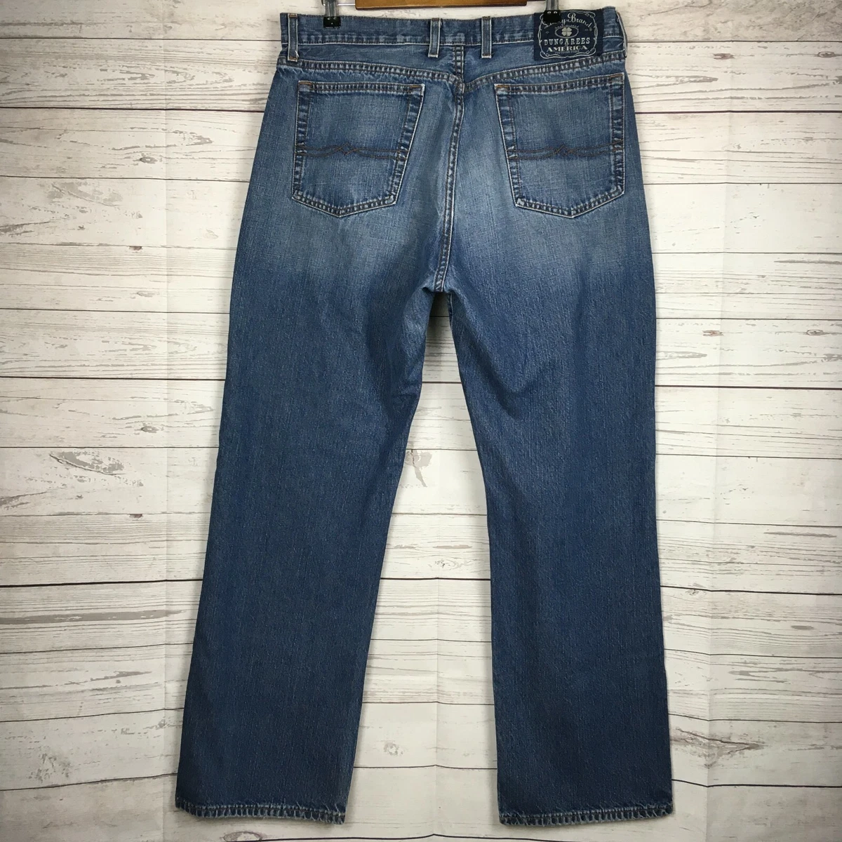 Lucky Brand Mens Classic Fit Blue Jeans sz 36x32 Regular Inseam