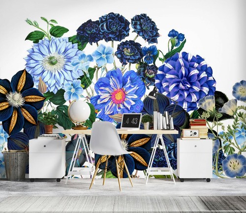 3D Doodle Flowers 142 Uta Naumann Curtain Curtains Drapes