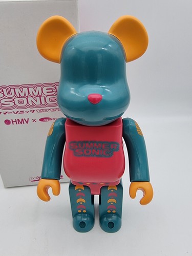 BEARBRICK 400% SUMMER SONIC HMV X CREATIVEMAN JAPAN USED - Picture 2 of 7