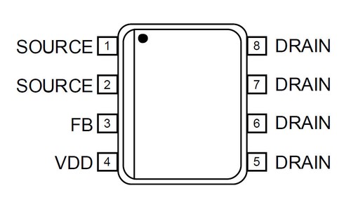 2pcs VIPER12AS | 60kHz | 730V | 3mA | OFFLINE SMPS PRIMARY SWITCH | SO8 - Picture 4 of 5