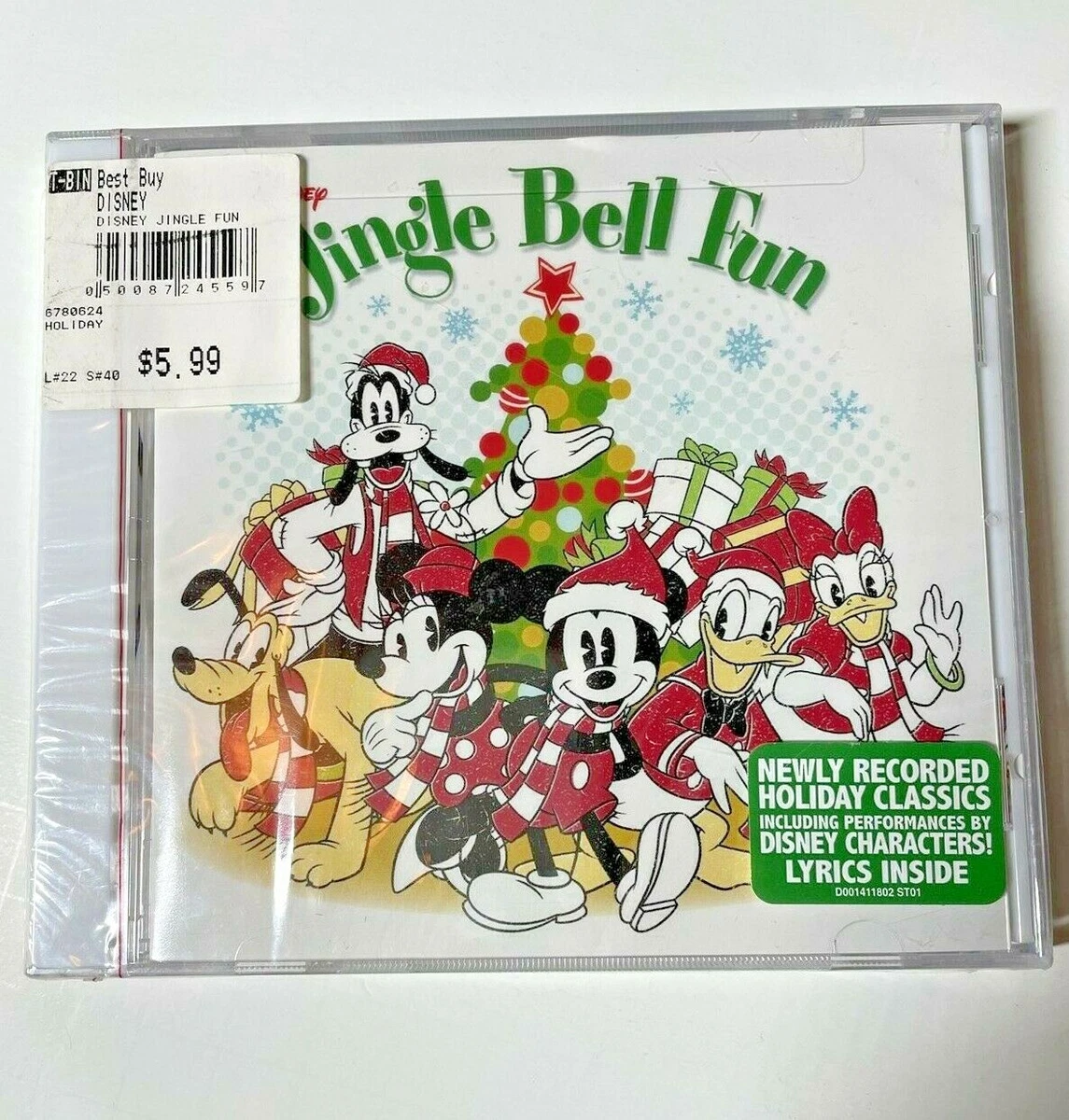 Various Artists - Disney: Jingle Bell Fun Brand NEW and Sealed CD Mickey Mouse